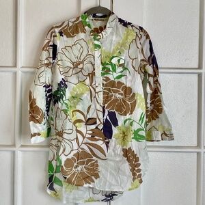 Women's Capitol Tailor Bathing Suit Coverup or Shirt Size S